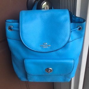 COACH LEATHER BACKPACK